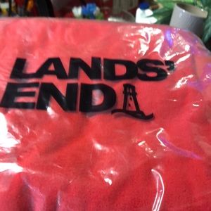 Lands’ end fleece throw